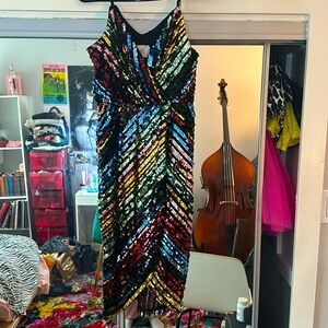 JOA Brand multicolor sparkly sequin dress size SM